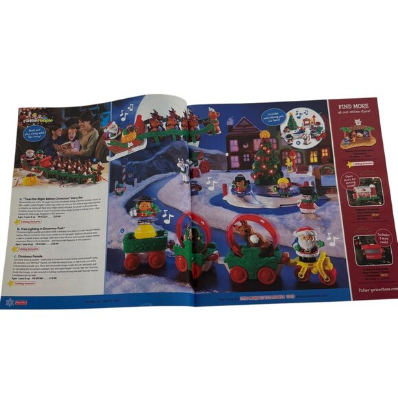 Fisher-Price Holiday Rare 2008 Shop-At-Home Catalog with Little People & More! - Picture 2 of 5